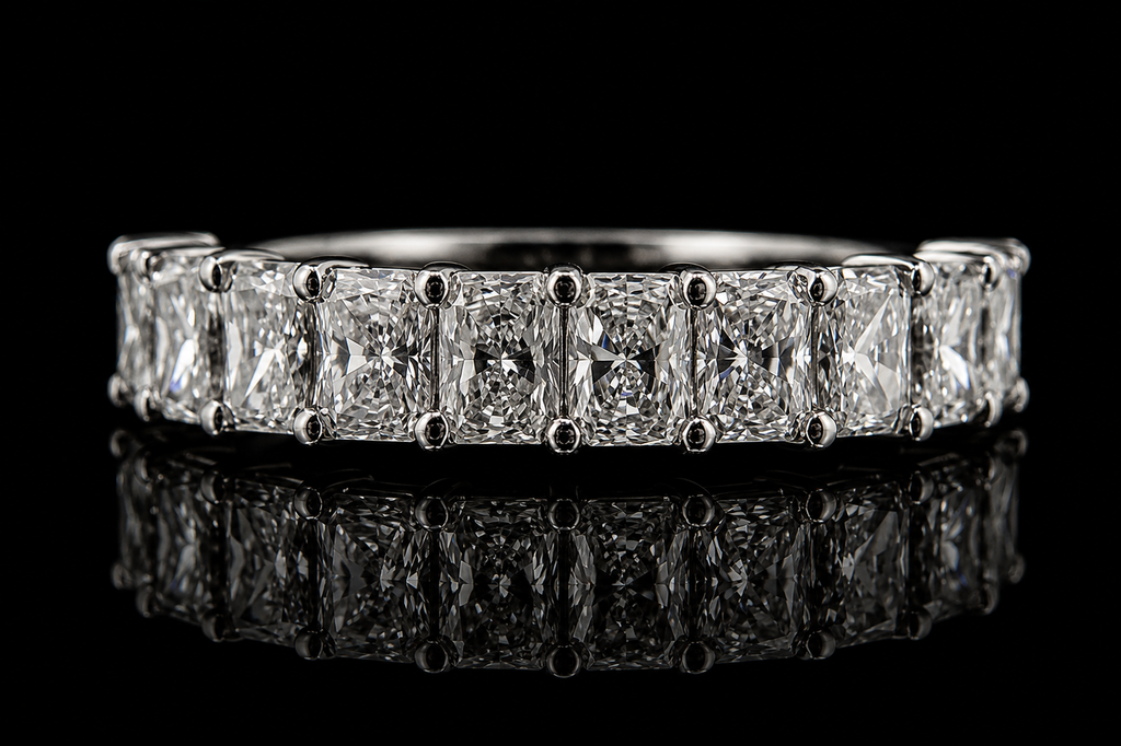Radiant Cut Diamond Band (band072)