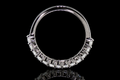 Round Diamond Half-Eternity Band (band126)