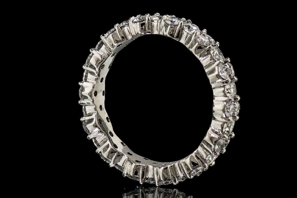Mixed-Size Round Diamond Eternity Band (band125)