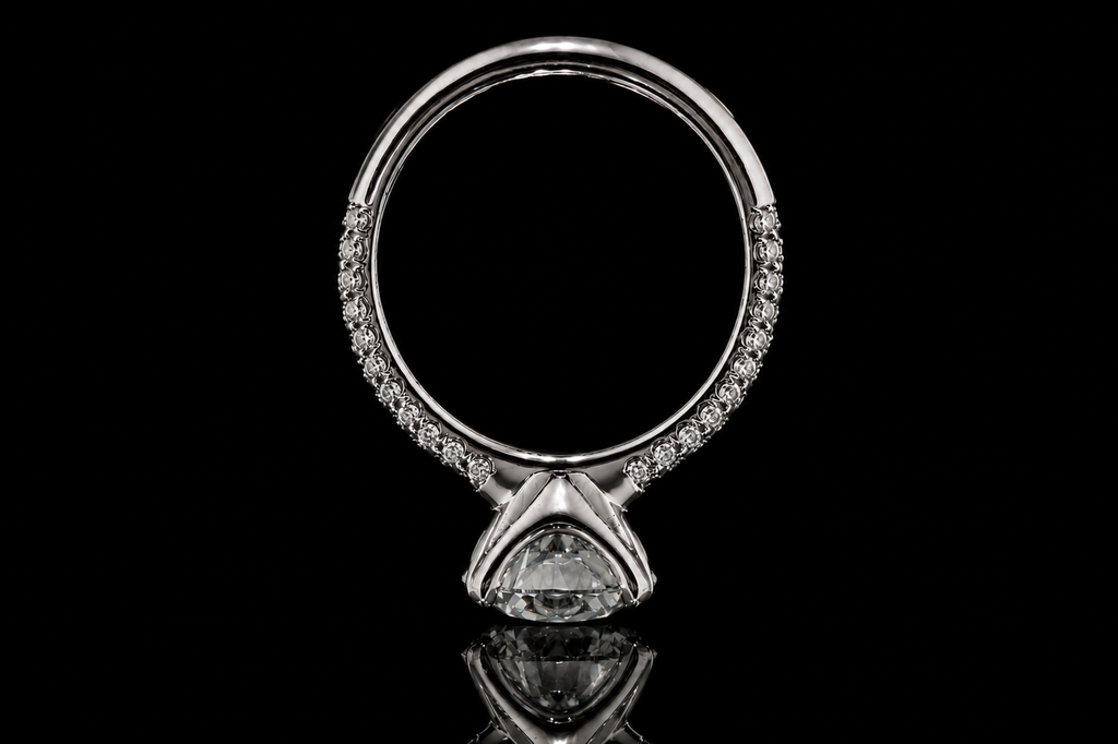 Round Diamond Solitaire Engagement Ring (eng383)