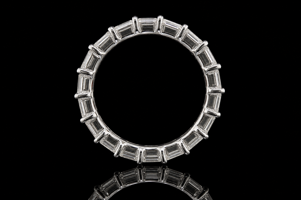 Emerald-Cut Diamond Eternity Band (band070)