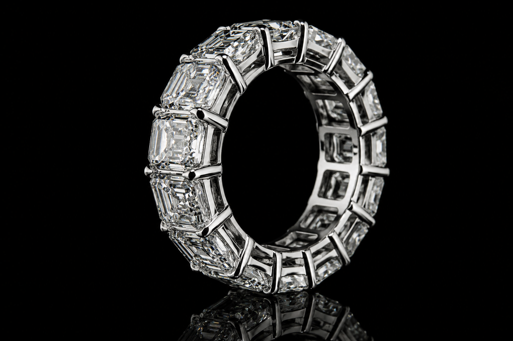 Emerald-Cut Diamond Eternity Band (band043)