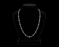 Diamond & Bar Long Necklace (pend026)