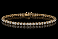 Bezel-Set Diamond Tennis Bracelet (brac042)