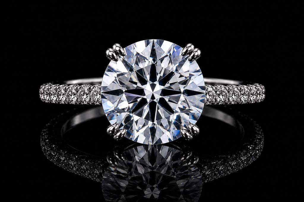 Round Brilliant Diamond Ring (eng278)