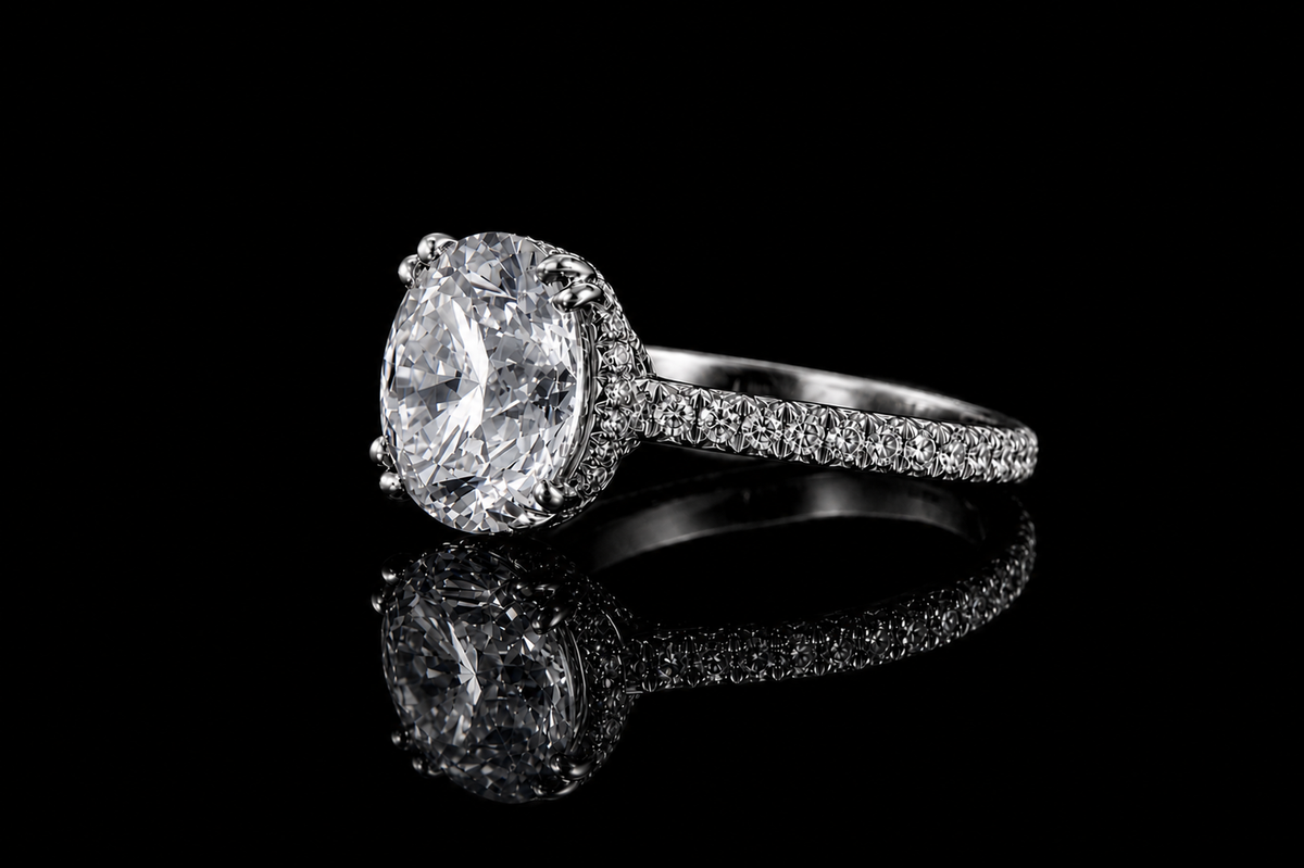 Round Brilliant Diamond Ring (eng278)