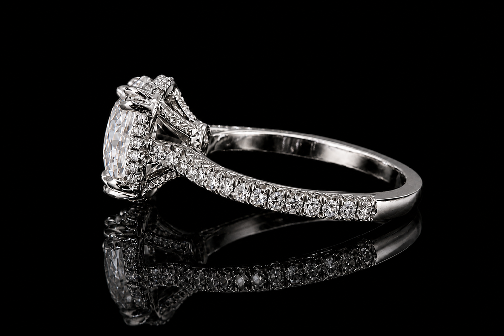 Round Brilliant Diamond Ring (eng278)