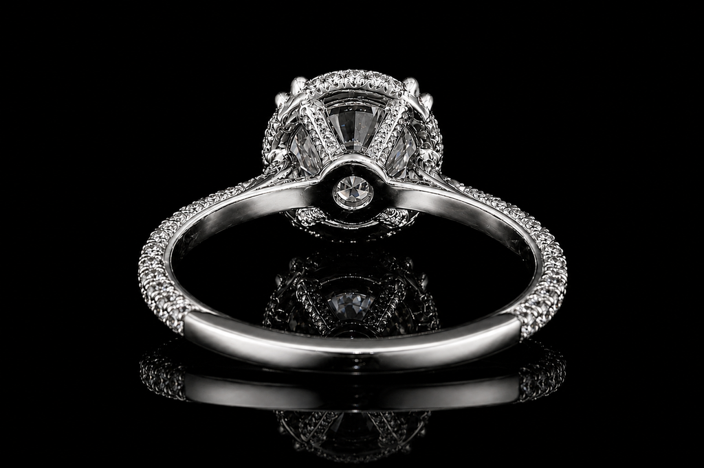 Round Brilliant Diamond Ring (eng278)