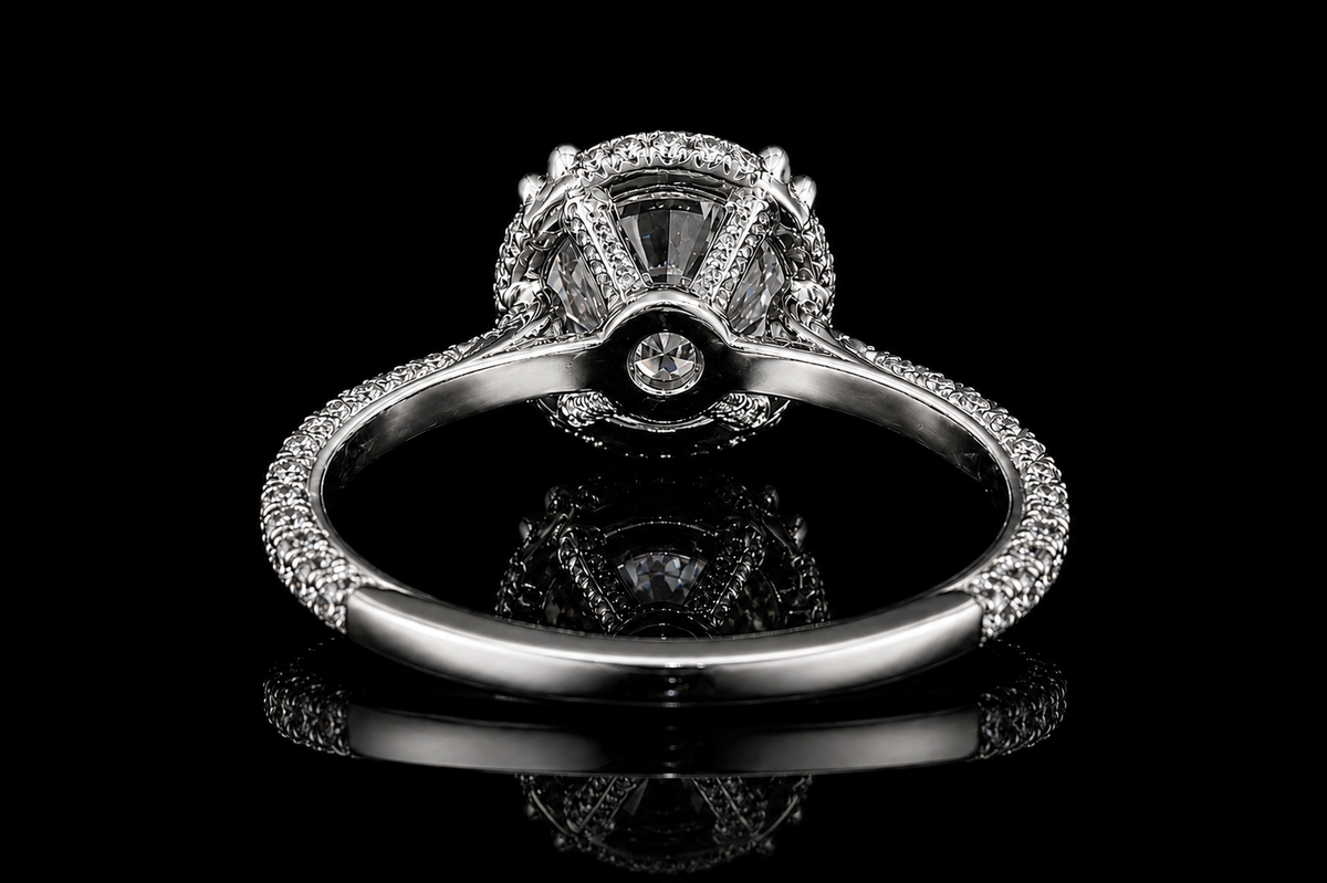 Round Brilliant Diamond Ring (eng278)