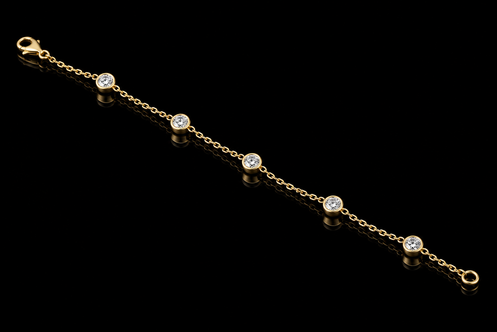 Diamond by the Yard Bracelet (brac048)