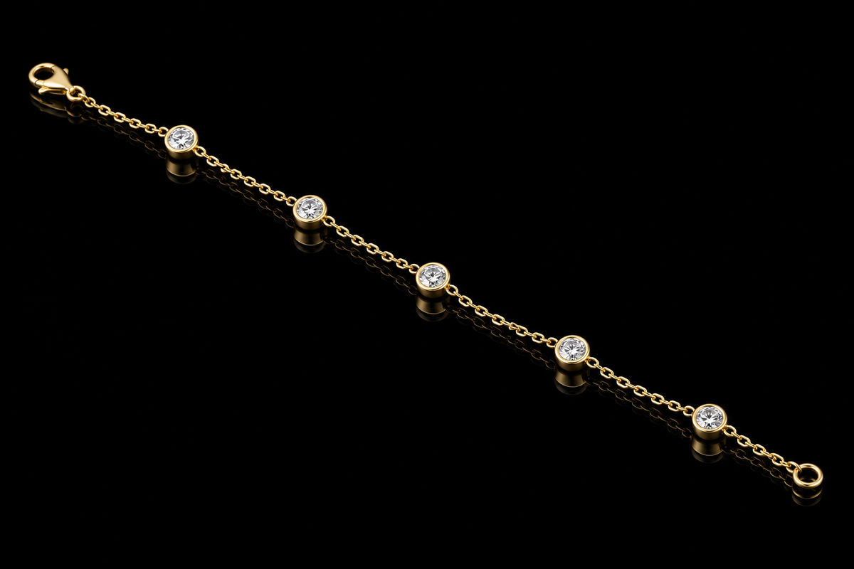 Diamond by the Yard Bracelet (brac048)